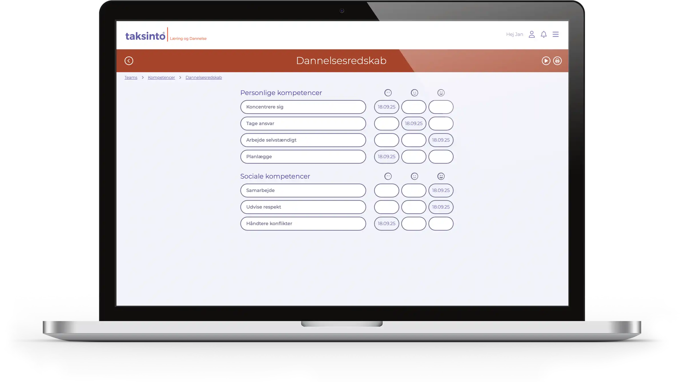 Dannelsesredskab laptop